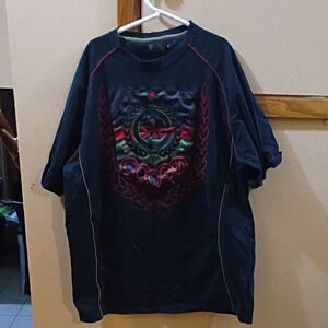 COOGI Black T-Shirt with Multicolor Logo
